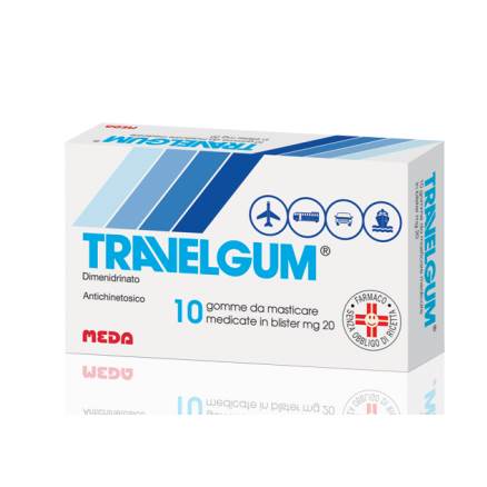 TRAVELGUM*10GOMME MAST 20MG - farmacia015