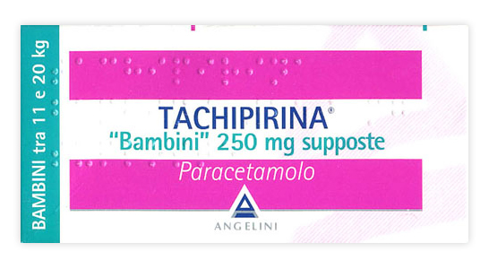 TACHIPIRINA*BB 10SUPP 250MG - farmacia015