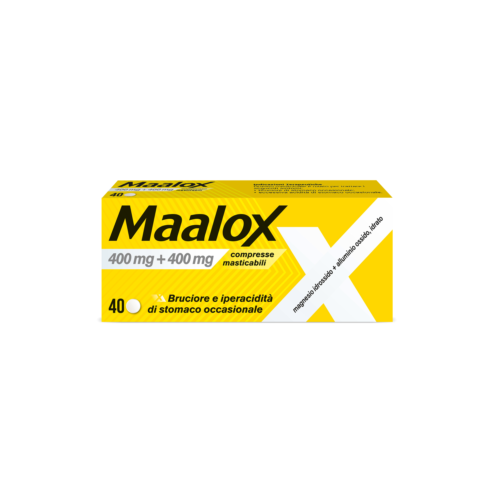 MAALOX*40CPR MAST 400MG+400MG - farmacia015