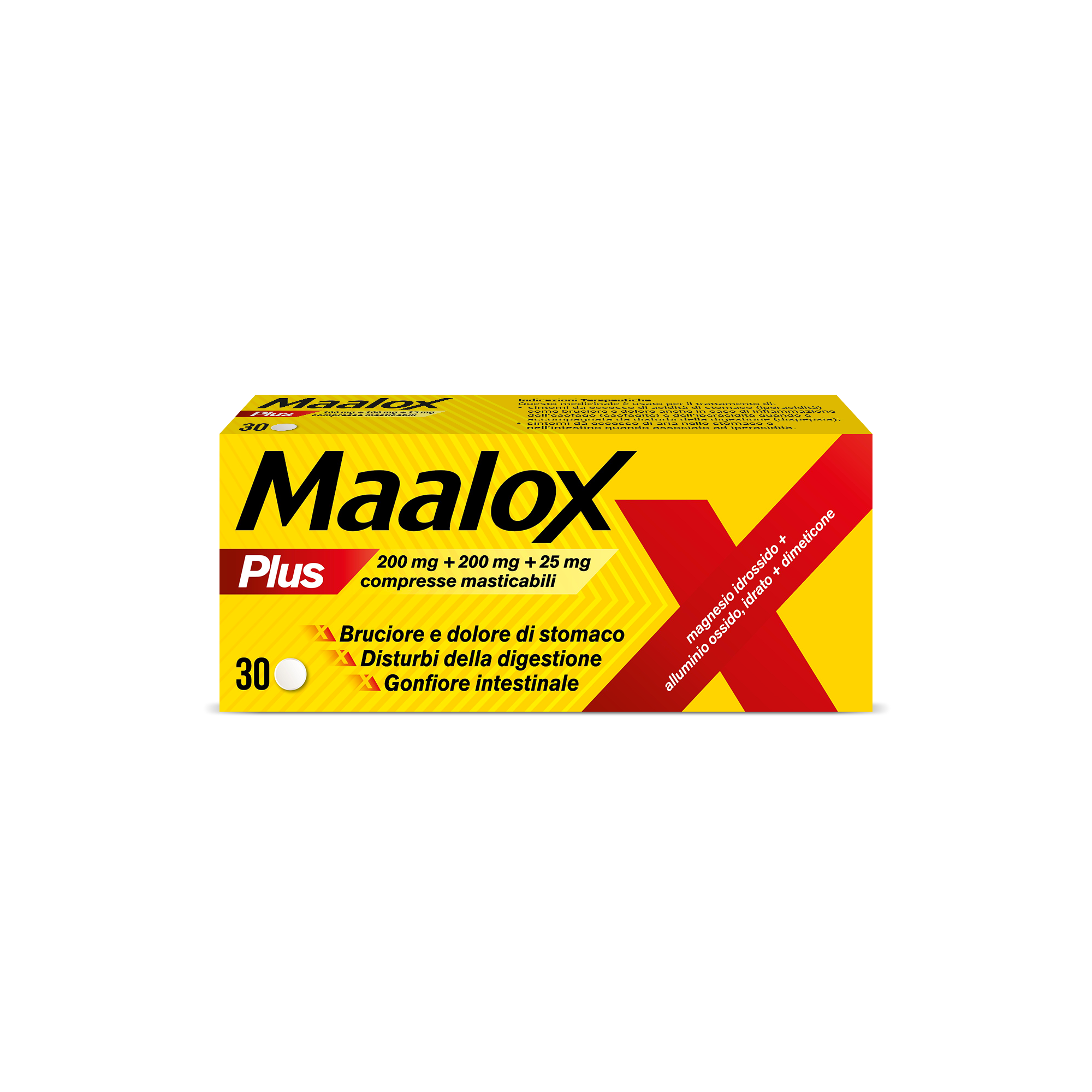 MAALOX PLUS*30CPR MAST - farmacia015