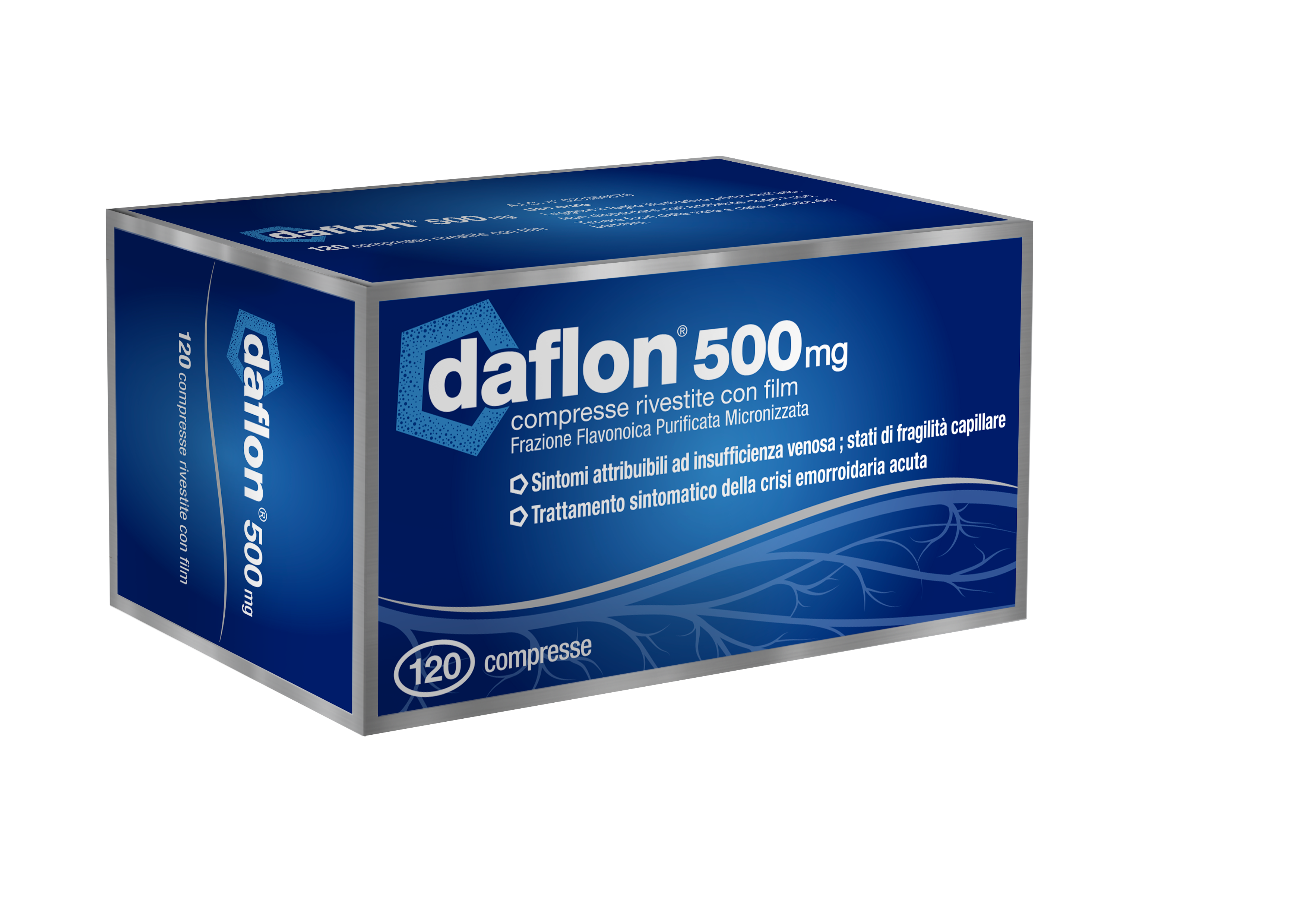 DAFLON*120CPR RIV 500MG - farmacia015
