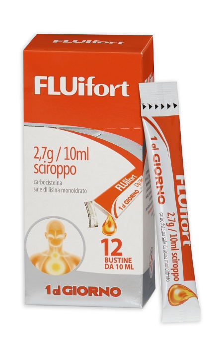 FLUIFORT*SCIR 12BUST 2,7G/10ML - farmacia015