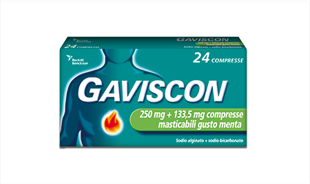 GAVISCON*24CPR MENT250+133,5MG - farmacia015