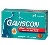 GAVISCON*24CPR FRAG250+133,5MG - farmacia015
