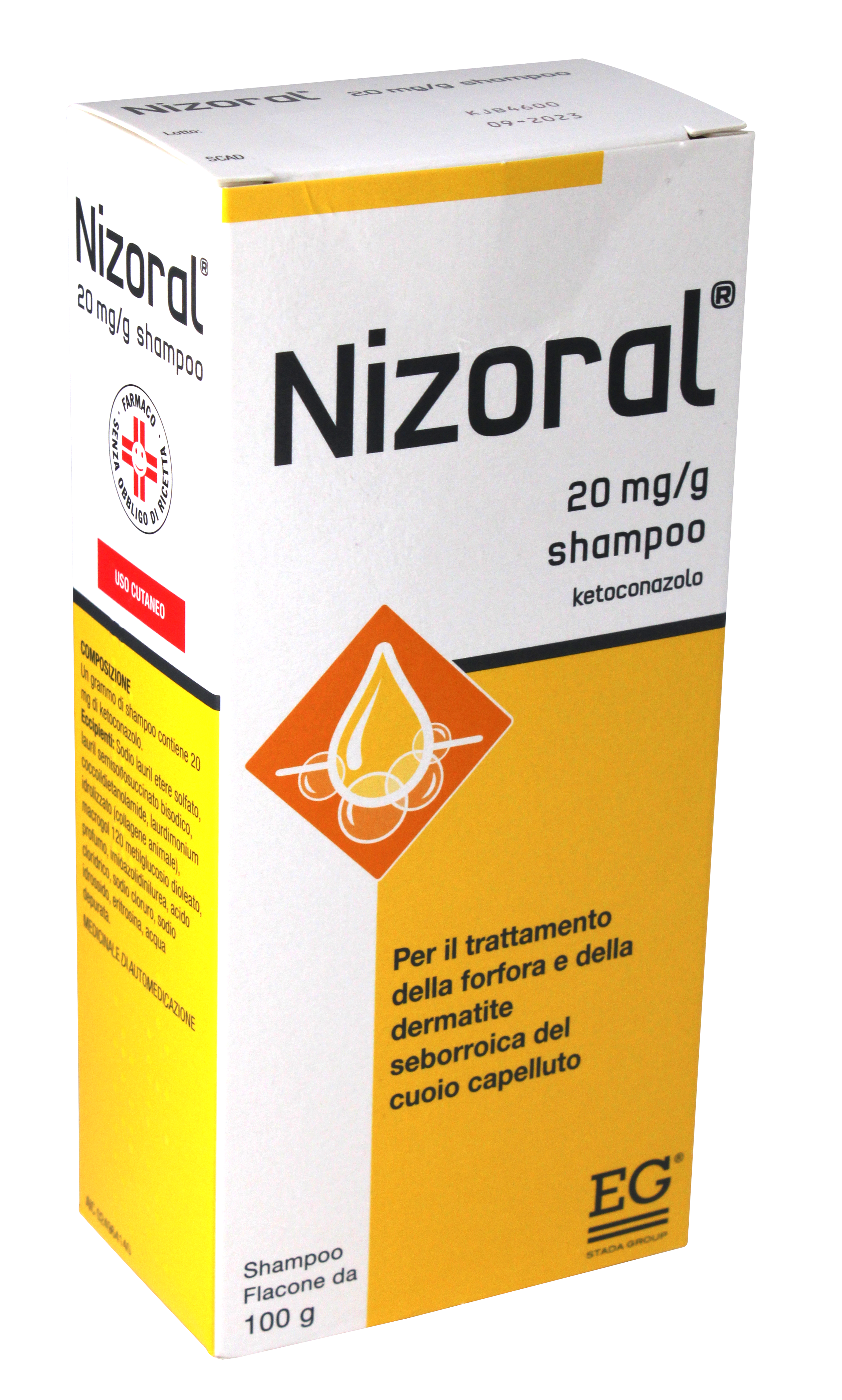 NIZORAL*SHAMPOO FL 100G 20MG/G - farmacia015