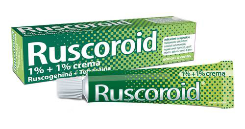 RUSCOROID*CREMA RETT 40G 1%+1% - farmacia015