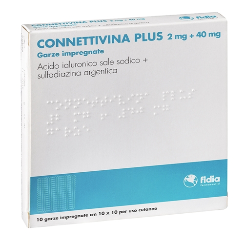 CONNETTIVINA PLUS*10GARZE10x10 - farmacia015
