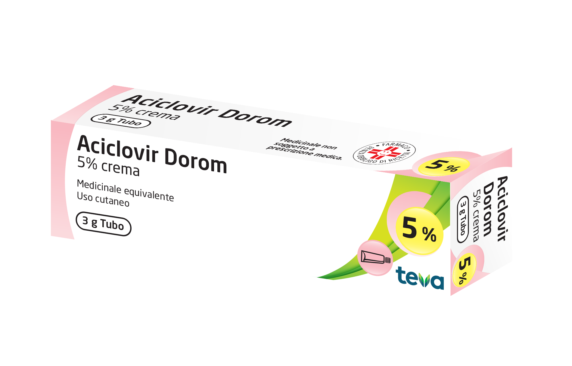 ACICLOVIR DOROM*CREMA 3G 5% - farmacia015