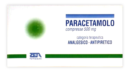 PARACETAMOLO ZETA*20CPR 500MG - farmacia015