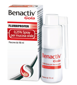 BENACTIV GOLA*SPRAY 15ML 0,25% - farmacia015
