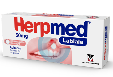 HERPMED LABIALE*2CPR BUCC 50MG - farmacia015