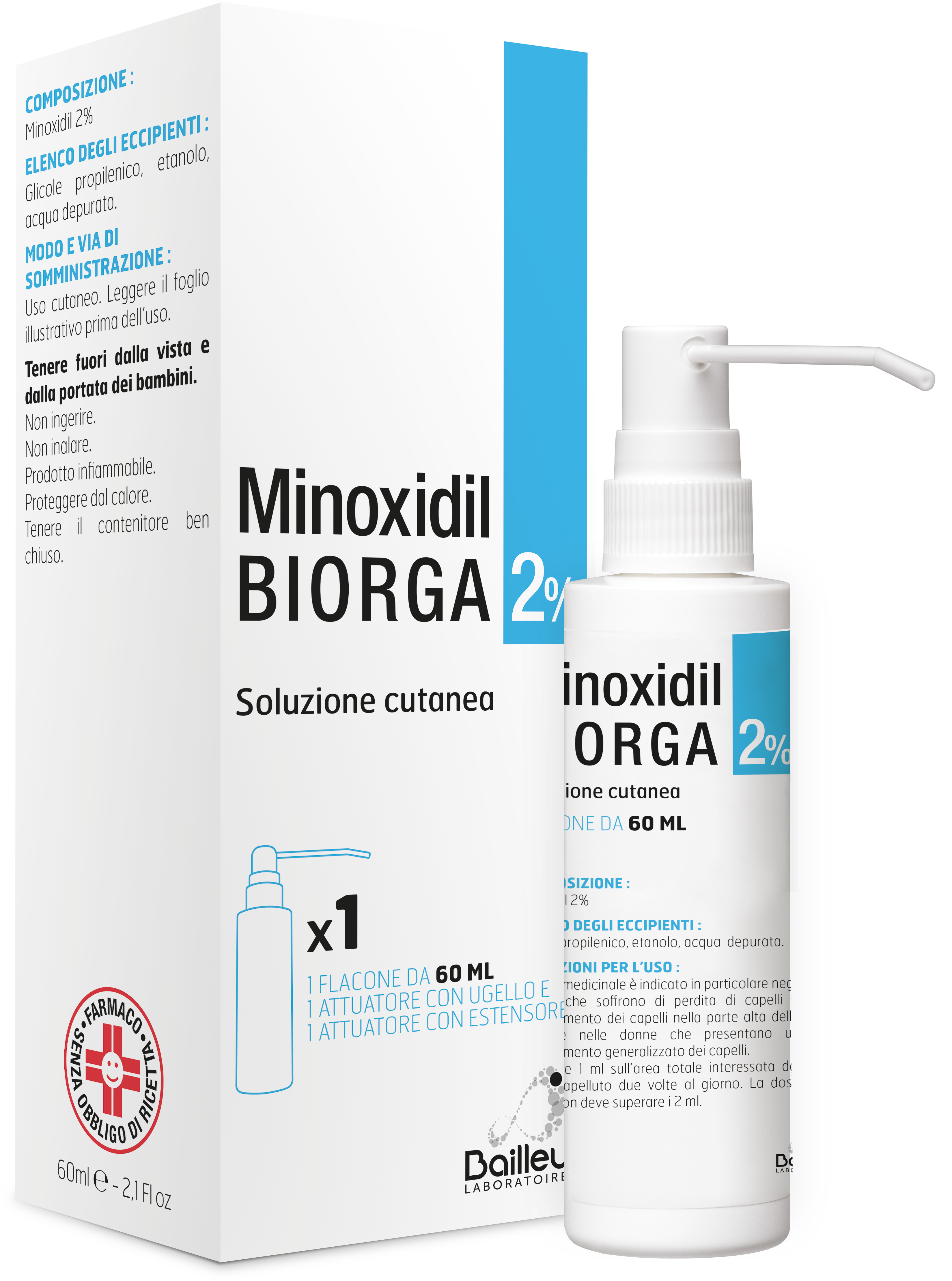 MINOXIDIL BIORGA*SOL CUT60ML2% - farmacia015