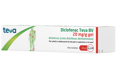 DICLOFENAC TEVA*GEL 60G 20MG/G - farmacia015