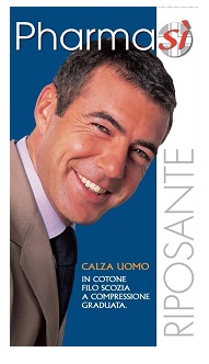 PHARMASI' CALZA UOMO 140 DENARI BLU 40/42 - farmacia015