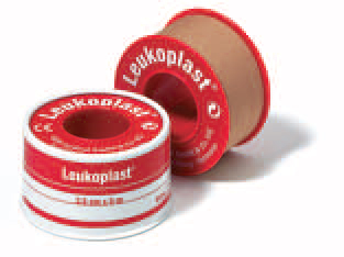 CEROTTO CHIRURGICO PER FISSAGGIO MEDICAZIONI IN ROCCHETTO LEUKOPLAST SUPPORTO VISCOSA COLOR PELLE MASSA ADESIVA CAUCCIU' OSSIDO DI ZINCO 2,5X500CM - farmacia015