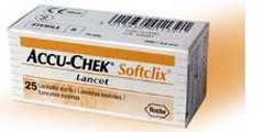 LANCETTE PUNGIDITO ACCU-CHEK SOFTCLIX 25 PEZZI - farmacia015