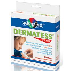 GARZA DERMATESS PLUS 10X10 12 PEZZI - farmacia015