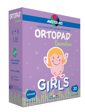 CEROTTO OCULARE PER ORTOTTICA ORTOPAD GIRLS JUNIOR 5X6,7 20 PEZZI - farmacia015
