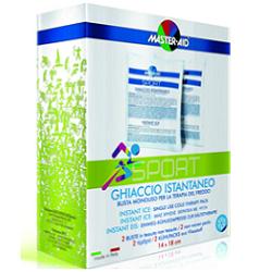 GHIACCIO ISTANTANEO MASTER-AID SPORT PER TERAPIA DEL FREDDO 2 PEZZI - farmacia015