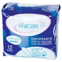 ILLA CARE ASSORBENTE NOTTE EXTRA 12 PEZZI - farmacia015