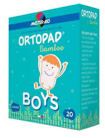 CEROTTO OCULARE PER ORTOTTICA ORTOPAD BOYS M 5,4X7,6 20 PEZZI - farmacia015
