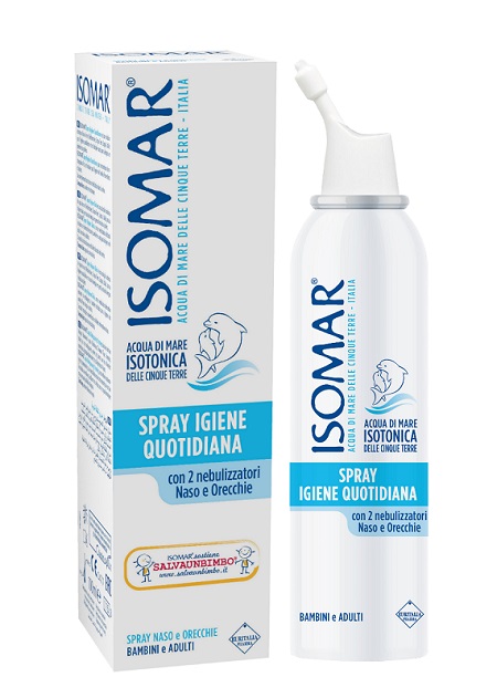 SOLUZIONE ACQUA DI MARE ISOMAR SPRAY IGIENE QUOTIDIANA 100 ML - farmacia015