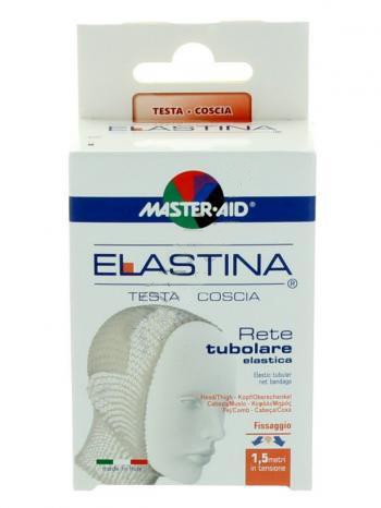 RETE TUBOLARE ELASTICA IPOALLERGENICA MASTER-AID ELASTINA TESTA/COSCIA 1,5 MT IN TENSIONE CALIBRO 6 CM - farmacia015