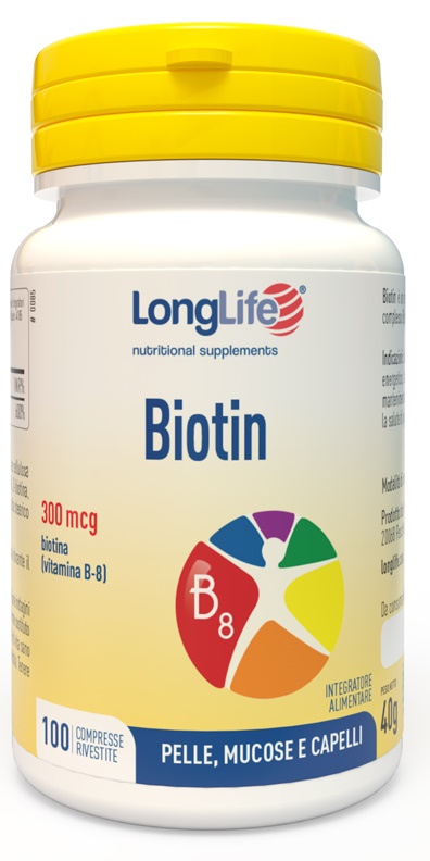 LONGLIFE BIOTIN 100 COMPRESSE - farmacia015