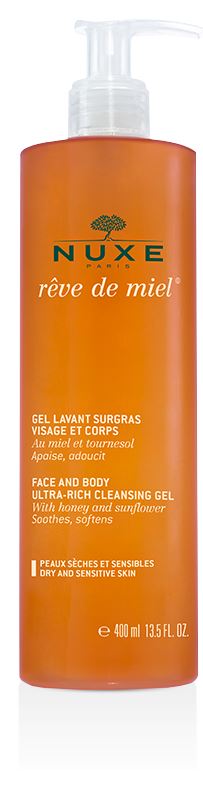 NUXE REVE DE MIEL GEL DETERGENTE VISO E CORPO 400 ML - farmacia015