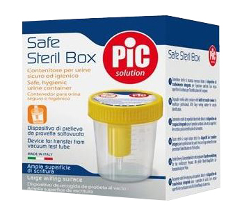 CONTENITORE PIC URINA 100 ML PRELEVAMENTO SOTTOVUOTO - farmacia015