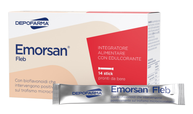 EMORSAN FLEB 14 STICK PACK DA 15 ML - farmacia015