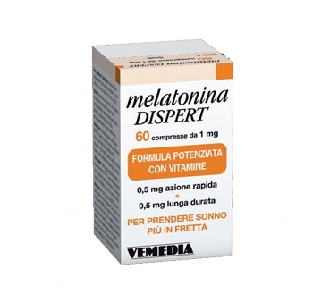 MELATONINA DISPERT 1MG DI MELATONINA 60 COMPRESSE - farmacia015