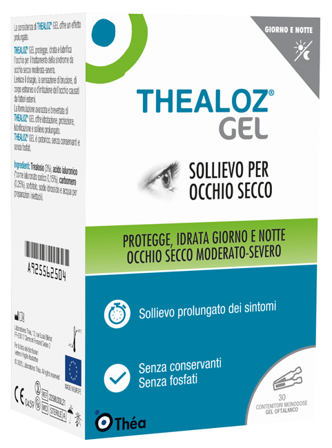 THEALOZ GEL OFTALMICO 30 CONTENITORI MONODOSE 0,4 G - farmacia015