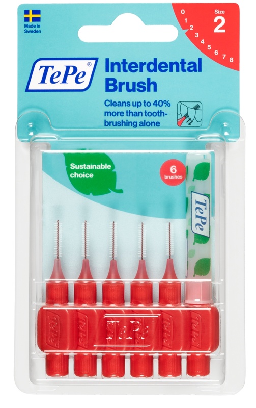 TEPE SCOVOLINO ROSSO 0,5MM 6 PEZZI - farmacia015