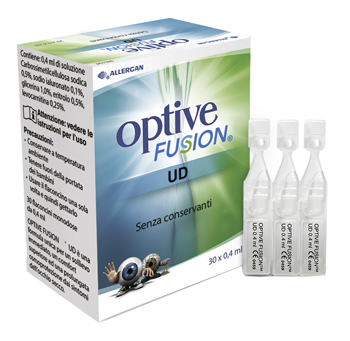OPTIVE FUSION UD SOLUZIONE OFTALMICA STERILE 30 FLACONCINI MONODOSE 0,4 ML - farmacia015