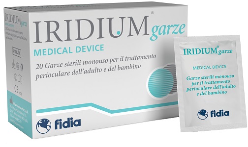 IRIDIUM GARZA OCULARE MEDICATA IN TESSUTO NON TESSUTO 20 PEZZI - farmacia015