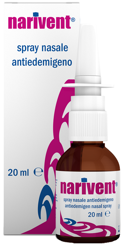 SPRAY NASALE ANTIEDEMIGENO NARIVENT FLACONE 20 ML - farmacia015