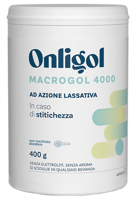 ONLIGOL MACROGOL 4000 400 G SENZA ZUCCHERO - farmacia015