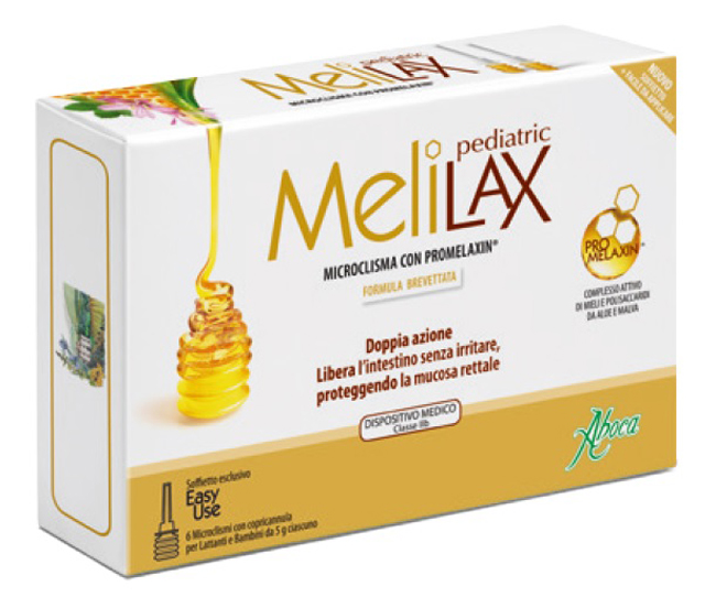 MELILAX PEDIATRIC MICROCLISMI 6 PEZZI 5 G - farmacia015