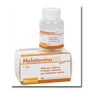 MELATONINA VITI FAST 1MG 60 COMPRESSE GUSTO ARANCIA - farmacia015