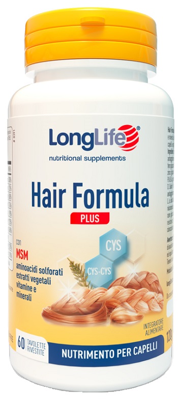 LONGLIFE HAIR FORMULA PLUS 60 TAVOLETTE - farmacia015