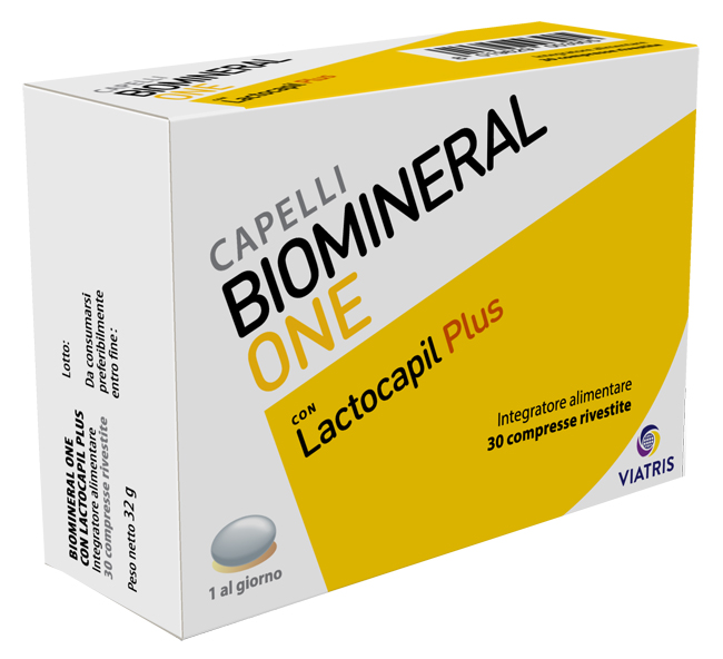 BIOMINERAL ONE LACTOCAPIL PLUS 30 COMPRESSE - farmacia015