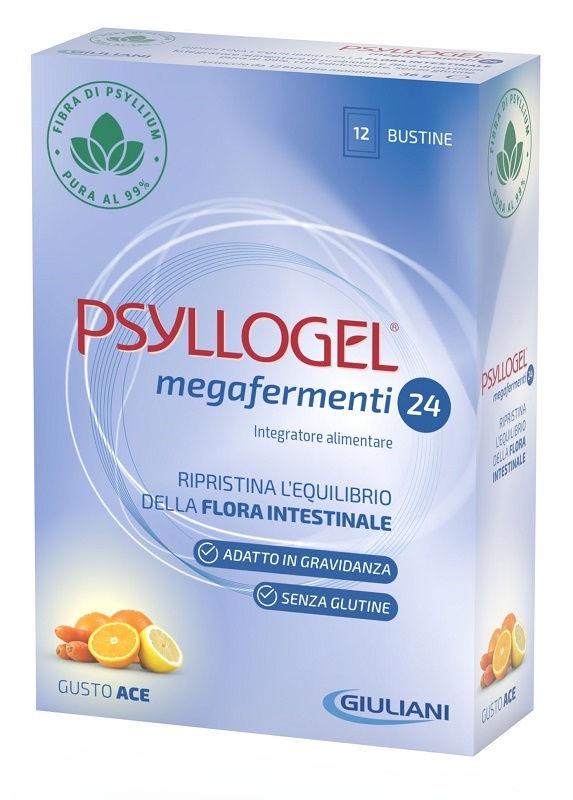 PSYLLOGEL MEGAFERMENTI 24 ACE 12 BUSTE 3 G - farmacia015