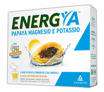 ENERGYA PAPAYA MAGNESIO POTASSIO 14 BUSTINE - farmacia015