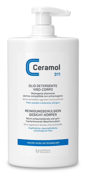 CERAMOL 311 OLIO DETERGENTE VISO/CORPO 400 ML - farmacia015