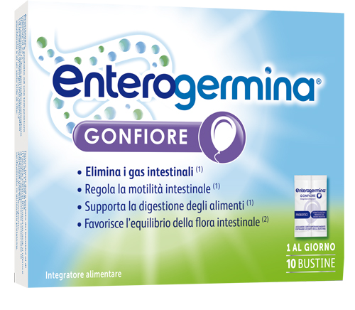 ENTEROGERMINA GONFIORE 10 BUSTINE BIPARTITE - farmacia015