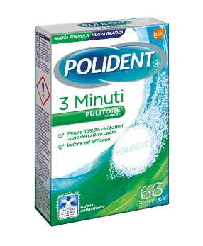 POLIDENT 3 MINUTI 66 COMPRESSE - farmacia015