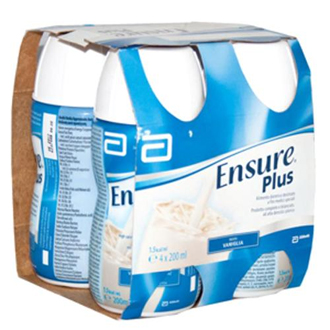 ENSURE PLUS VANIGLIA 4 BOTTIGLIE DA 200 ML - farmacia015
