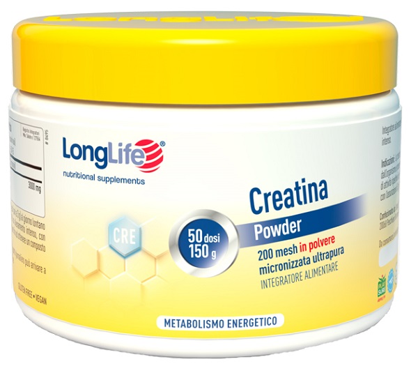LONGLIFE CREATINA POWDER 150 G - farmacia015