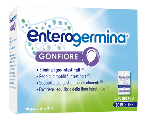ENTEROGERMINA GONFIORE 20 BUSTINE BIPARTITE - farmacia015